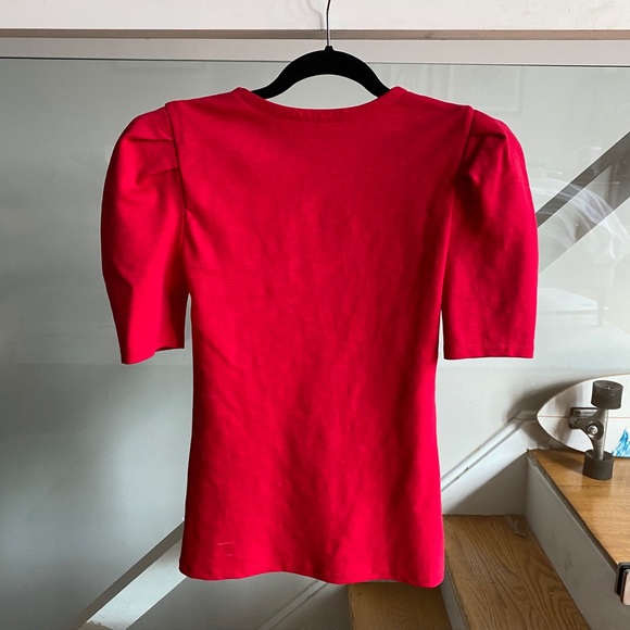 Free People Ellery Tee - Bright Red - Picture 4 of 5